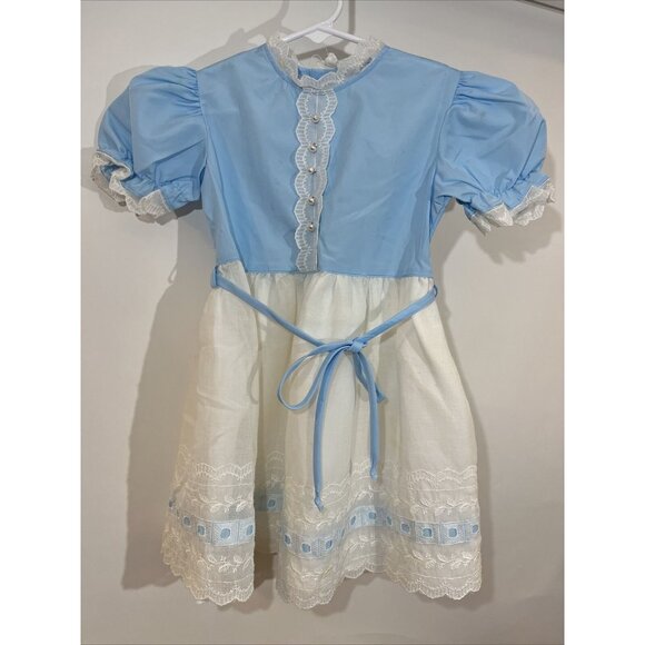 6-VTG Isabella Nannette Polly Flinders Girls Size 5 Dress Lot 60s 80s 90s - Picture 8 of 14